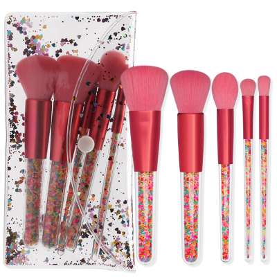 2019 New Cute Gift 5pcs Candy Make Up Brush Factory Wholesale Private Label Brushes Set Makeup Brush