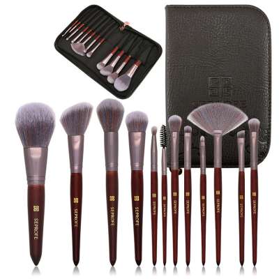 SEPROFE Factory Wholesale Vegan Makeup Brush Set Private Label Synthetic Hair Makeup Set Professional